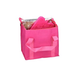 Σετ Ισοθερμική Τσάντα Χειρός 7 Lt με 1 Παγοκύστη Χρώματος Φούξια Ba...