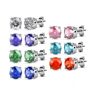 Σετ Καρφωτά Σκουλαρίκια από Ορείχαλκο με Κρύσταλλα Swarovski® Eleme... Σετ Καρφωτά Σκουλαρίκια από Ορείχαλκο με Κρύσταλλα Swarovski® Eleme...