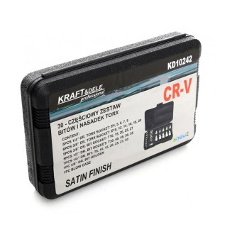 Σετ Καρυδάκια Torx και Μύτες 30 τμχ σε Βαλιτσάκι Kraft&Dele KD-10242 Σετ Καρυδάκια Torx και Μύτες 30 τμχ σε Βαλιτσάκι Kraft&Dele KD-10242