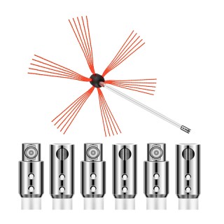 Σετ Καθαρισμού Σωλήνα Σόμπας και Καμινάδας 7 m VEVOR YCS7M000000000... Σετ Καθαρισμού Σωλήνα Σόμπας και Καμινάδας 7 m VEVOR YCS7M000000000...