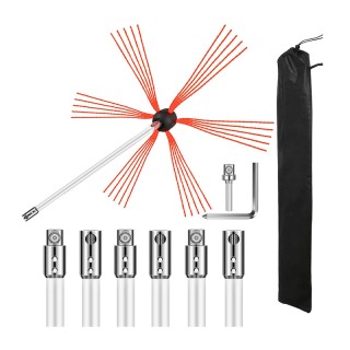 Σετ Καθαρισμού Σωλήνα Σόμπας και Καμινάδας 7 m VEVOR YCS7M000000000...