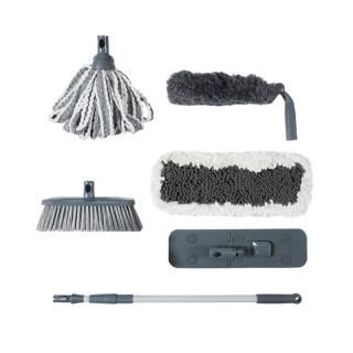 Σετ Καθαρισμού με Τηλεσκοπικό Κοντάρι και 5 Κεφαλές 6 τμχ JE CHERCH... Σετ Καθαρισμού με Τηλεσκοπικό Κοντάρι και 5 Κεφαλές 6 τμχ JE CHERCH...