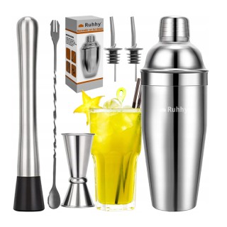 Σετ Κοκτέιλ από Ανοξείδωτο Ατσάλι 6 τμχ Ruhhy 21508 Σετ Κοκτέιλ από Ανοξείδωτο Ατσάλι 6 τμχ Ruhhy 21508