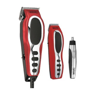 Σετ Κουρευτική Μηχανή Ρεύματος με Επαναφορτιζόμενο Τρίμμερ και Τρίμ... Σετ Κουρευτική Μηχανή Ρεύματος με Επαναφορτιζόμενο Τρίμμερ και Τρίμ...