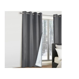 Σετ Κουρτίνες με Τρουκς και Θερμική Επένδυση 135 x 240 cm 2 τμχ Χρώ... Σετ Κουρτίνες με Τρουκς και Θερμική Επένδυση 135 x 240 cm 2 τμχ Χρώ...