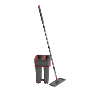 Σετ Κουβάς με Αυτόματη Επίπεδη Αυτοκαθαριζόμενη Σφουγγαρίστρα 360° ...