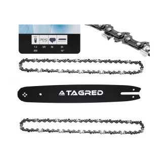 Σετ Λάμα Αλυσοπρίονου και 2 Αλυσίδες 35 cm 14/ 50 / 3/8 / 1.3 mm TA... Σετ Λάμα Αλυσοπρίονου και 2 Αλυσίδες 35 cm 14/ 50 / 3/8 / 1.3 mm TA...