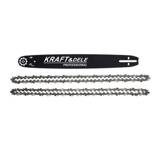 Σετ Λάμα Αλυσοπρίονου και 2 Αλυσίδες 45 cm 18/ 72 / 3/8 / 1.3 mm Kr...