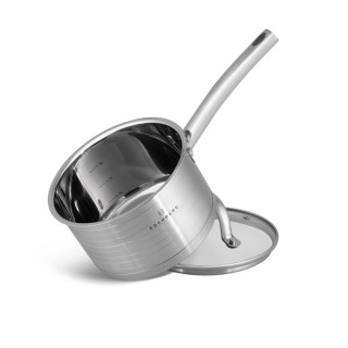 Σετ Μαγειρικών Σκευών από Ανοξείδωτο Ατσάλι 18/10 με Γυάλινα Καπάκι...