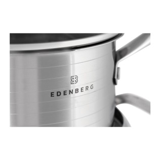 Σετ Μαγειρικών Σκευών από Ανοξείδωτο Ατσάλι 18/10 με Γυάλινα Καπάκι...