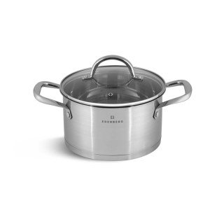 Σετ Μαγειρικών Σκευών από Ανοξείδωτο Ατσάλι 18/10 με Γυάλινα Καπάκι...