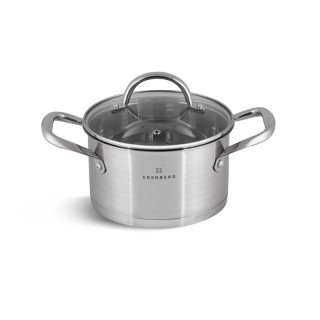 Σετ Μαγειρικών Σκευών από Ανοξείδωτο Ατσάλι 18/10 με Γυάλινα Καπάκι...