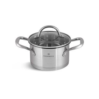 Σετ Μαγειρικών Σκευών από Ανοξείδωτο Ατσάλι 18/10 με Γυάλινα Καπάκι...