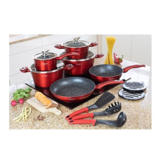 Σετ Μαγειρικών Σκευών με Αντικολλητική Κεραμική Μαρμάρινη Επίστρωση... Σετ Μαγειρικών Σκευών με Αντικολλητική Κεραμική Μαρμάρινη Επίστρωση...