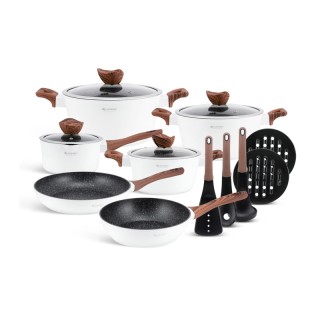 Σετ Μαγειρικών Σκευών με Αντικολλητική Κεραμική Μαρμάρινη Επίστρωση... Σετ Μαγειρικών Σκευών με Αντικολλητική Κεραμική Μαρμάρινη Επίστρωση...