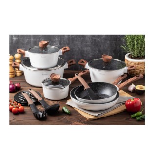Σετ Μαγειρικών Σκευών με Αντικολλητική Κεραμική Μαρμάρινη Επίστρωση... Σετ Μαγειρικών Σκευών με Αντικολλητική Κεραμική Μαρμάρινη Επίστρωση...