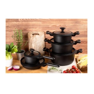 Σετ Μαγειρικών Σκευών με Αντικολλητική Κεραμική Μαρμάρινη Επίστρωση... Σετ Μαγειρικών Σκευών με Αντικολλητική Κεραμική Μαρμάρινη Επίστρωση...