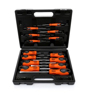 Σετ Μαγνητικά Κατσαβίδια και Μύτες 32 τμχ σε Βαλιτσάκι Kraft&Dele K...