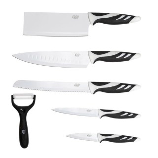 Σετ Μαχαίρια από Ανοξείδωτο Ατσάλι 6 τμχ Χρώματος Λευκό Cecotec Swi... Σετ Μαχαίρια από Ανοξείδωτο Ατσάλι 6 τμχ Χρώματος Λευκό Cecotec Swi...