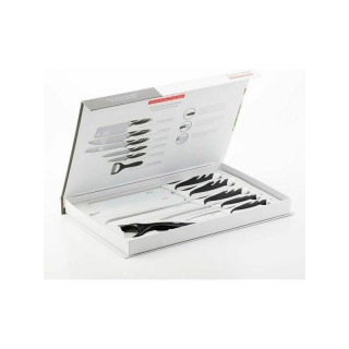 Σετ Μαχαίρια από Ανοξείδωτο Ατσάλι 6 τμχ Χρώματος Λευκό Cecotec Swi... Σετ Μαχαίρια από Ανοξείδωτο Ατσάλι 6 τμχ Χρώματος Λευκό Cecotec Swi...