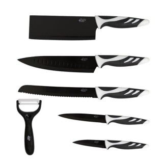 Σετ Μαχαίρια από Ανοξείδωτο Ατσάλι 6 τμχ Χρώματος Μαύρο Cecotec Swi... Σετ Μαχαίρια από Ανοξείδωτο Ατσάλι 6 τμχ Χρώματος Μαύρο Cecotec Swi...