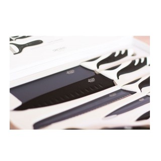 Σετ Μαχαίρια από Ανοξείδωτο Ατσάλι 6 τμχ Χρώματος Μαύρο Cecotec Swi... Σετ Μαχαίρια από Ανοξείδωτο Ατσάλι 6 τμχ Χρώματος Μαύρο Cecotec Swi...