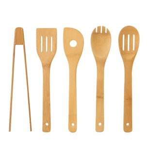 Σετ Μαχαίρια και Εργαλεία Κουζίνας με Βάση από Μπαμπού 11 τμχ 5Five... Σετ Μαχαίρια και Εργαλεία Κουζίνας με Βάση από Μπαμπού 11 τμχ 5Five...