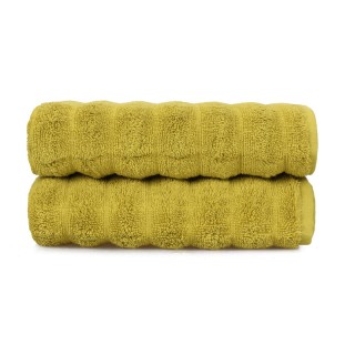 Σετ με 2 Πετσέτες Προσώπου 50 x 90 cm Χρώματος Πράσινο Beverly Hill...