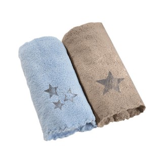 Σετ με 2 Βρεφικές Πετσέτες 35 x 50 cm Blue Brown 2 τμχ Boy Set 1 Gu... Σετ με 2 Βρεφικές Πετσέτες 35 x 50 cm Blue Brown 2 τμχ Boy Set 1 Gu...