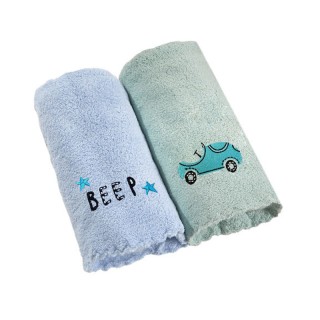Σετ με 2 Βρεφικές Πετσέτες 35 x 50 cm Blue Green 2 τμχ Boy Set 3 Gu...