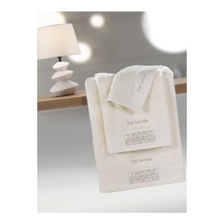 Σετ με 3 Πετσέτες Μπάνιου 100% Βαμβάκι Tetra Ivory Guy Laroche 1122...