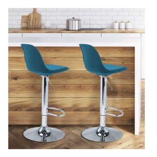 Σετ Μεταλλικά Περιστρεφόμενα Σκαμπό Μπαρ 39 x 42 x 83-104 cm 2 τμχ ... Σετ Μεταλλικά Περιστρεφόμενα Σκαμπό Μπαρ 39 x 42 x 83-104 cm 2 τμχ ...