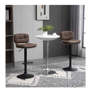 Σετ Μεταλλικά Περιστρεφόμενα Σκαμπό Μπαρ 41.5 x 45 x 85-107 cm 2 τμ... Σετ Μεταλλικά Περιστρεφόμενα Σκαμπό Μπαρ 41.5 x 45 x 85-107 cm 2 τμ...