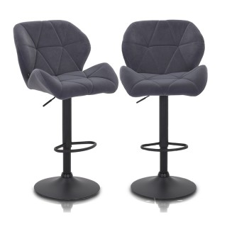 Σετ Μεταλλικά Περιστρεφόμενα Σκαμπό Μπαρ 46 x 48 x 83-104 cm 2 τμχ ... Σετ Μεταλλικά Περιστρεφόμενα Σκαμπό Μπαρ 46 x 48 x 83-104 cm 2 τμχ ...