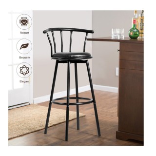 Σετ Μεταλλικά Περιστρεφόμενα Σκαμπό Μπαρ 55 x 56 x 101.5 cm 2 τμχ C... Σετ Μεταλλικά Περιστρεφόμενα Σκαμπό Μπαρ 55 x 56 x 101.5 cm 2 τμχ C...