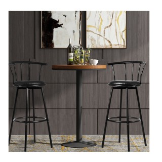 Σετ Μεταλλικά Περιστρεφόμενα Σκαμπό Μπαρ 55 x 56 x 101.5 cm 2 τμχ C... Σετ Μεταλλικά Περιστρεφόμενα Σκαμπό Μπαρ 55 x 56 x 101.5 cm 2 τμχ C...