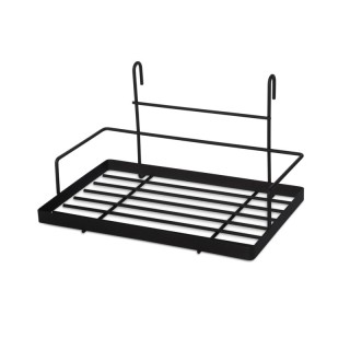 Σετ Μεταλλικά Ράφια Κουζίνας Χρώματος Μαύρο 16 τμχ Edenberg EB-8516