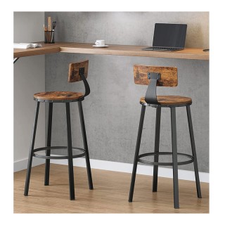 Σετ Μεταλλικά Σκαμπό Μπαρ 54 x 99 cm 2 τμχ VASAGLE LBC026B01V1 Σετ Μεταλλικά Σκαμπό Μπαρ 54 x 99 cm 2 τμχ VASAGLE LBC026B01V1