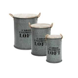 Σετ Μεταλλικά Σκαμπό με Αποθηκευτικό Χώρο 40 x 51.5 cm 3 τμχ Χρώματ... Σετ Μεταλλικά Σκαμπό με Αποθηκευτικό Χώρο 40 x 51.5 cm 3 τμχ Χρώματ...