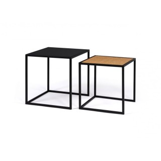 Σετ Μεταλλικά Τετράγωνα Βοηθητικά Τραπέζια Nesting 45 x 45 cm 2 τμχ... Σετ Μεταλλικά Τετράγωνα Βοηθητικά Τραπέζια Nesting 45 x 45 cm 2 τμχ...