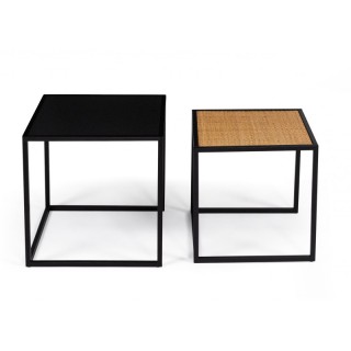 Σετ Μεταλλικά Τετράγωνα Βοηθητικά Τραπέζια Nesting 45 x 45 cm 2 τμχ... Σετ Μεταλλικά Τετράγωνα Βοηθητικά Τραπέζια Nesting 45 x 45 cm 2 τμχ...