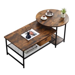 Σετ Μεταλλικά Τραπέζια Σαλονιού 123 x 60 x 51 / 41 cm 2 τμχ Bakaji ... Σετ Μεταλλικά Τραπέζια Σαλονιού 123 x 60 x 51 / 41 cm 2 τμχ Bakaji ...