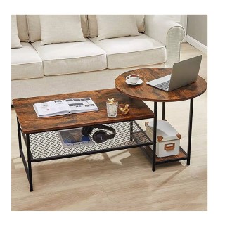 Σετ Μεταλλικά Τραπέζια Σαλονιού 123 x 60 x 51 / 41 cm 2 τμχ Bakaji ... Σετ Μεταλλικά Τραπέζια Σαλονιού 123 x 60 x 51 / 41 cm 2 τμχ Bakaji ...