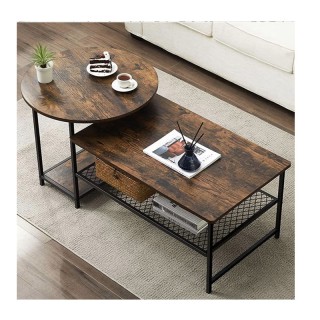 Σετ Μεταλλικά Τραπέζια Σαλονιού 123 x 60 x 51 / 41 cm 2 τμχ Bakaji ... Σετ Μεταλλικά Τραπέζια Σαλονιού 123 x 60 x 51 / 41 cm 2 τμχ Bakaji ...