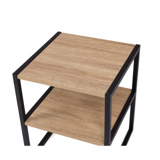 Σετ Μεταλλικά - Ξύλινα Κομοδίνα με 2 Ράφια 40 x 40 x 50 cm 2 τμχ Id... Σετ Μεταλλικά - Ξύλινα Κομοδίνα με 2 Ράφια 40 x 40 x 50 cm 2 τμχ Id...