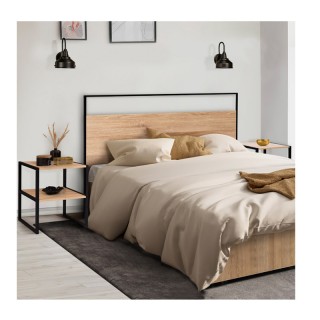 Σετ Μεταλλικά - Ξύλινα Κομοδίνα με 2 Ράφια 40 x 40 x 50 cm 2 τμχ Id... Σετ Μεταλλικά - Ξύλινα Κομοδίνα με 2 Ράφια 40 x 40 x 50 cm 2 τμχ Id...