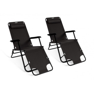 Σετ Μεταλλικές Πτυσσόμενες Καρέκλες Κήπου - Ξαπλώστρες 178 x 61 x 3... Σετ Μεταλλικές Πτυσσόμενες Καρέκλες Κήπου - Ξαπλώστρες 178 x 61 x 3...