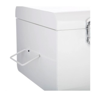 Σετ Μεταλλικές Βαλίτσες Αποθήκευσης Χρώματος Λευκό 2 τμχ Atmosphera... Σετ Μεταλλικές Βαλίτσες Αποθήκευσης Χρώματος Λευκό 2 τμχ Atmosphera...