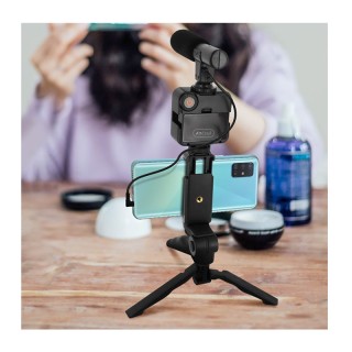 Σετ Mini Τρίποδο με Μικρόφωνο LED Φωτισμό και Τηλεχειριστήριο MWS19141 Σετ Mini Τρίποδο με Μικρόφωνο LED Φωτισμό και Τηλεχειριστήριο MWS19141