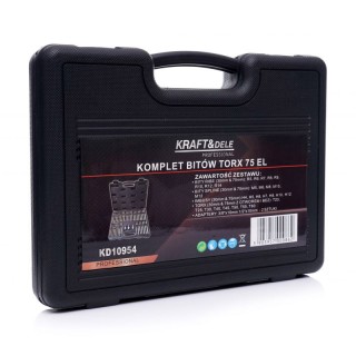 Σετ Μύτες Torx σε Βαλιτσάκι 75 τμχ Kraft&Dele KD-10954 Σετ Μύτες Torx σε Βαλιτσάκι 75 τμχ Kraft&Dele KD-10954